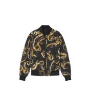 Versace Jeans Couture Polyester Puffer och Parka Jackor Black, Herr