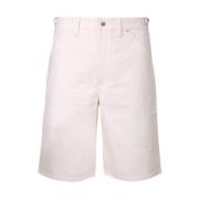 Jil Sander Vita Denim Shorts för Män White, Herr