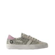 D.A.T.E. Glitter Platino Låga Sneakers Beige, Dam