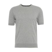 Paolo Pecora Grå Crew Neck T-shirt Ss25 Gray, Herr