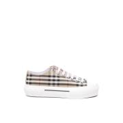 Burberry Beige W Trainer Skor Beige, Dam