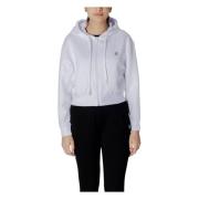 Armani Exchange Stilig Hooded Zip-Up Sweatshirt White, Dam