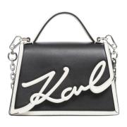 Karl Lagerfeld K/Signature 2.0 Handbag Black, Dam