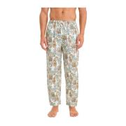 Peninsula Italienskt Linne Pantalaccio Klassisk Stil Multicolor, Herr