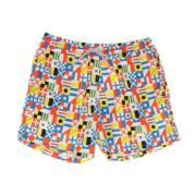 IUTER Herr Badshorts Multifärgad Multicolor, Herr