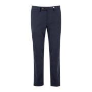 Myths Slim Fit Klassiska Byxor Blue, Herr