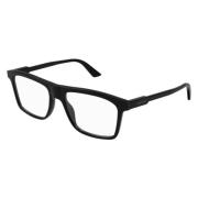 Gucci Fyrkantig platt topp optiska glasögon Black, Unisex