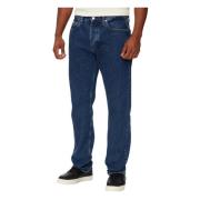 Calvin Klein Jeans Klassiska Straight Fit Herr Jeans Blue, Herr