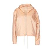 Jil Sander Rosa Silke Huva Jacka Pink, Dam