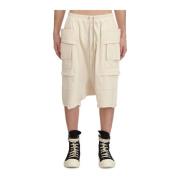 Rick Owens Cargo Pods Naturliga Byxor Beige, Herr