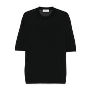 Laneus Svart Crew Neck T-shirts och Polos Black, Herr