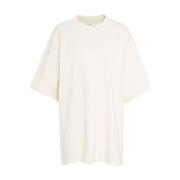 Won Hundred Blommig Oversize T-shirt Vit White, Dam