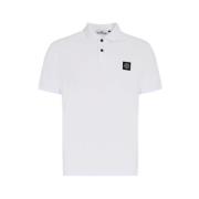 Stone Island Vita T-shirts och Polos White, Herr