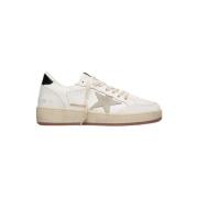 Golden Goose Vita Sneakers Med Distressed Finish Bekväma White, Herr