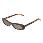 Saint Laurent Elegant Skugga Solglasögon Brown, Unisex