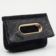 Louis Vuitton Vintage Pre-owned Mocka kuvertvskor Black, Dam