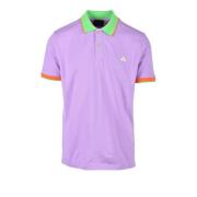 Peuterey Bomull Elastan Polo Skjorta Purple, Herr