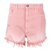 Semicouture Bomullsshorts Pink, Dam