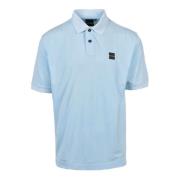 Outhere Bomull Elastan Polo Skjorta Blue, Herr