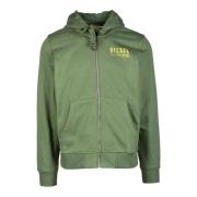 Diesel Bomull Polyester Sweatshirt Modell Green, Herr