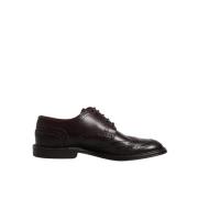 Dolce & Gabbana Brunläder Wingtip Brogue Skor Brown, Herr