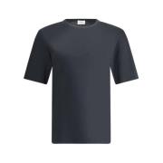 Saint Laurent Broderad Logga Bomull T-shirt Black, Herr