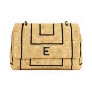 Ermanno Scervino Flap Riley Kedja Axelväska Beige, Dam