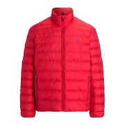 Ralph Lauren Röd quiltad jacka Red, Herr