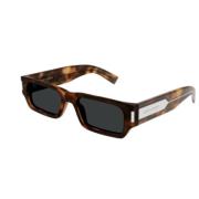 Saint Laurent Eleganta solglasögon för stilförbättring Brown, Unisex