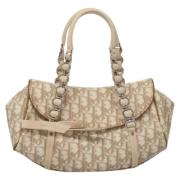 Dior Vintage Pre-owned Canvas dior-vskor Beige, Dam