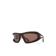 Mykita Stiliga solglasögon för modeälskare Brown, Unisex