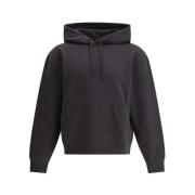 Saint Laurent Mysig Logo Hoodie Black, Herr