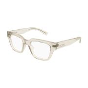 Saint Laurent Elegant Läder Axelväska Beige, Unisex