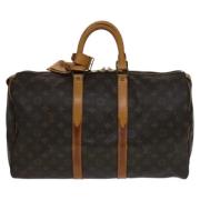 Louis Vuitton Vintage Pre-owned Canvas resvskor Brown, Unisex