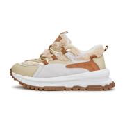 Cesare Gaspari Platform Varm Sneakers - Beige Beige, Dam