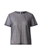 T-shirt 'V SS SHEER SPARKLE STRIPE CREW'