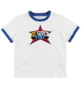 Dolce & Gabbana T-shirt - Superhero - Vit m. StjÃ¤rna/Text