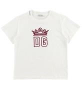 Dolce & Gabbana T-shirt - Hawaii - Vit m. RÃ¶d