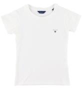 GANT T-shirt - Original Fitted - Vit