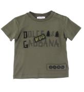 Dolce & Gabbana T-shirt - Giardiniere Maschio - MilitÃ¤rgrÃ¶n m. T