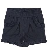 Minymo Shorts - MarinblÃ¥ Denim