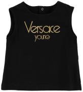 Young Versace Top - Svart m. Guld