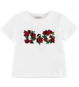 Dolce & Gabbana T-shirt - Vit m. Blommor