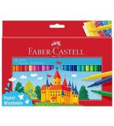 Faber-Castell Tuschpennor - Barn - 50 st. - FlerfÃ¤rgad