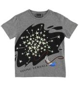 Young Versace T-shirt - GrÃ¥melerad m. StjÃ¤rnor/Glow