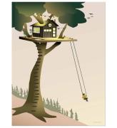 Vissevasse Affisch - 50x70 - Tree House