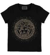Versace T-shirt - Svart m. Guld Medusa