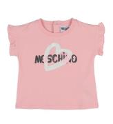 Moschino T-shirt - Rosa m. Logo