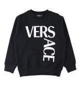 Versace Sweatshirt - Logo - Svart/Vit