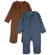 Pippi Baby Onesie - Pyjamas - 2-pack - Blue Mirage